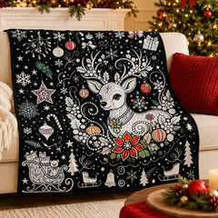 Photo 3 of SnugSketch Christmas Coloring Blanket + Markers